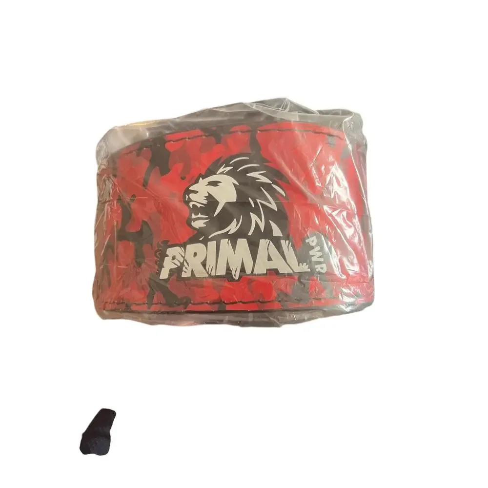 Primal Weightlifting Belt in Red Camo, size M, NIB!